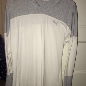 white puma pull over